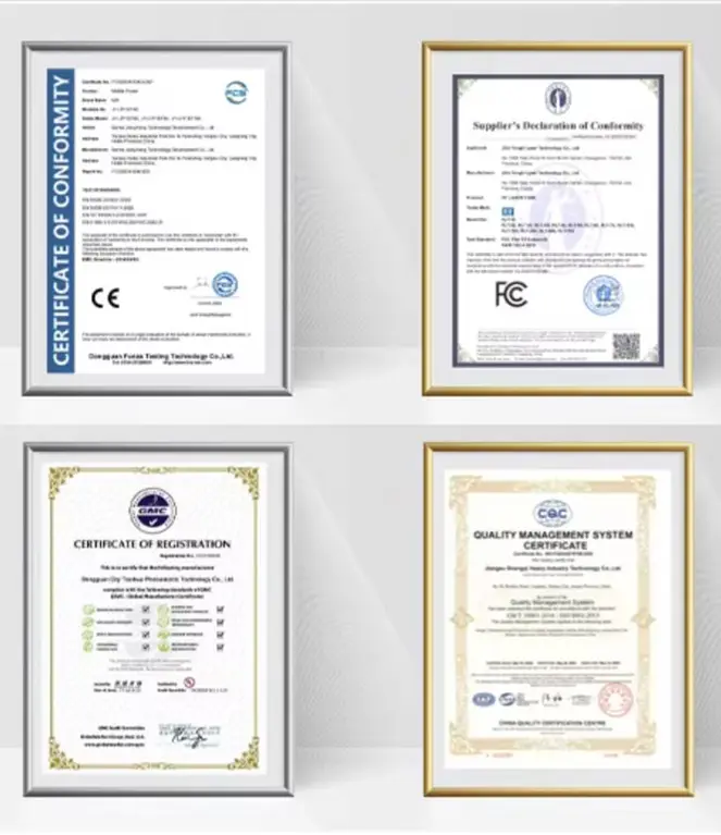 certificate. 1