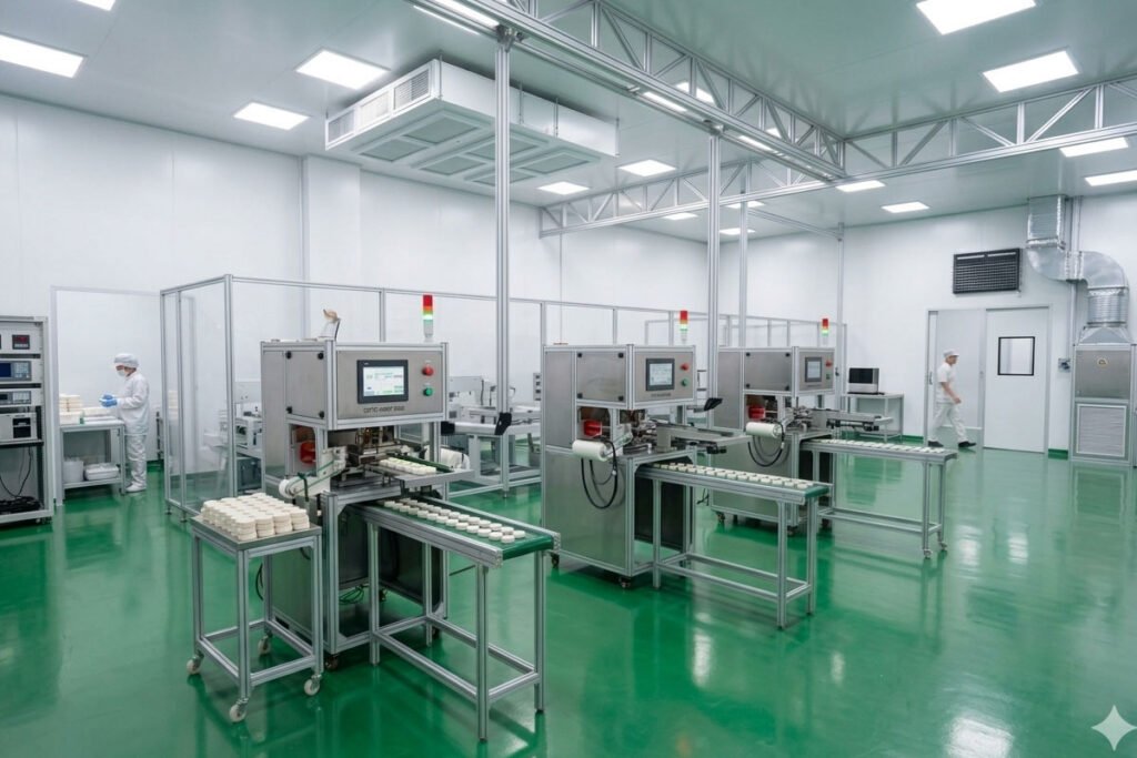 Automatic soap stretch film wrapping machine for handmade and laundry soap packaging
