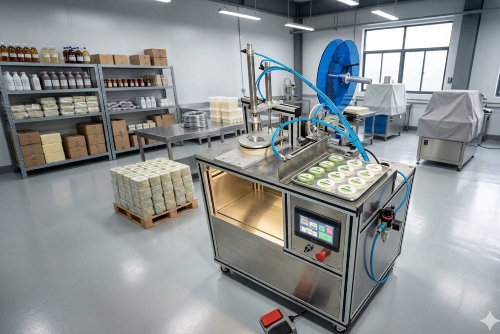 Automatic soap pleated wrapping machine for round and hotel soap packaging