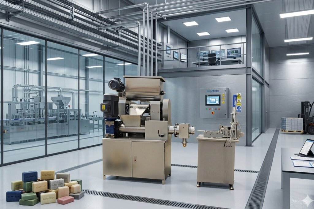 Mini and small laundry soap production line machinery for localized soap manufacturing business