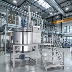 Stainless Steel Liquid Detergent Mixing Tank and Soap Mixer Machine