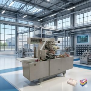 Stainless Steel Automatic Double Layer Paper Soap Wrapping Machine