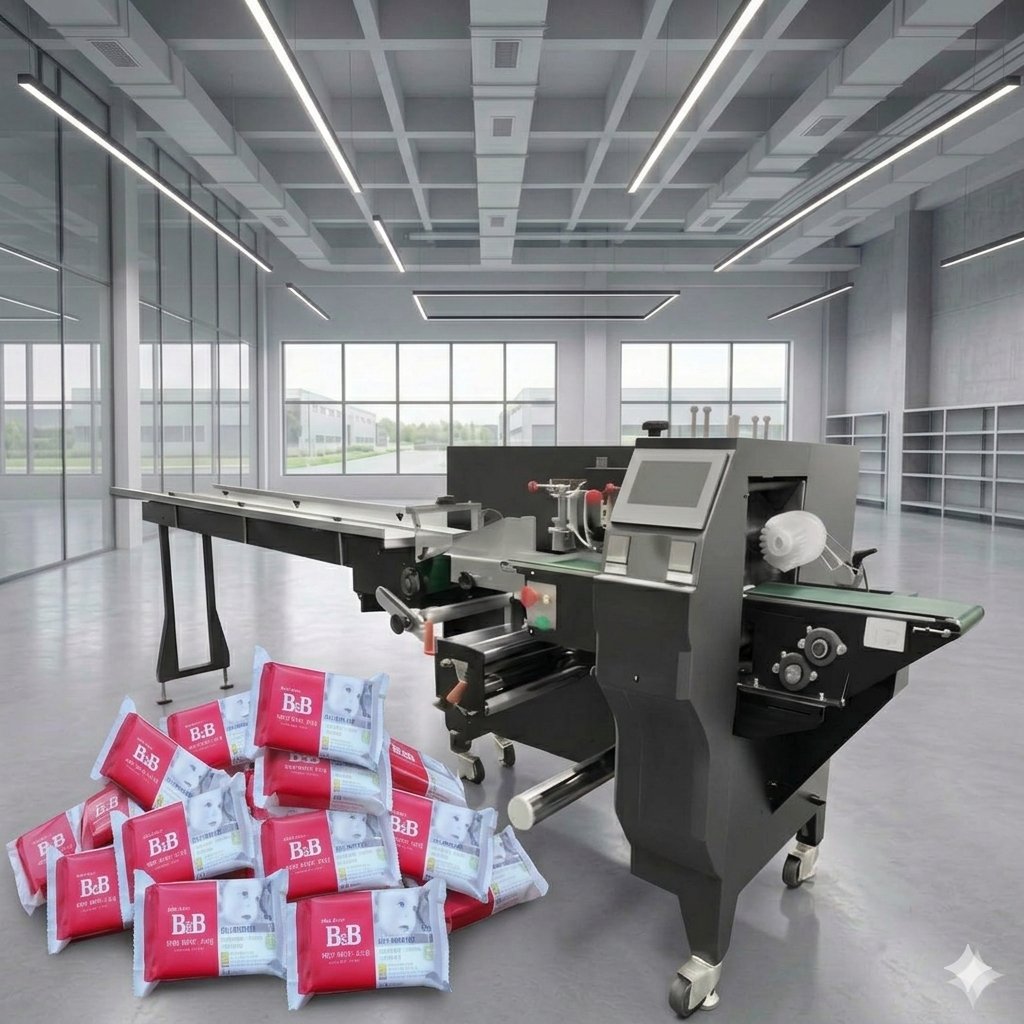 Stainless Steel Automatic Soap Pillow Packing Machine Equipment