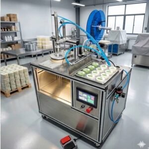 Stainless Steel Automatic Soap Pleated Wrapping Machine with Labeling