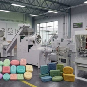 Automatic Toilet Soap and Laundry Soap Production Lines Workshop